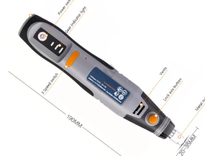 35 ватний usb акумуляторний гравер фрезер