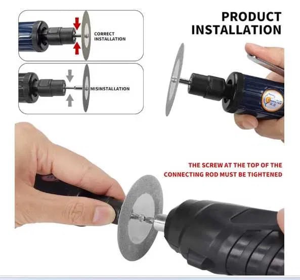auto draft Алмазный отрезной диск резак для гравера. В наборе 10шт. от 16-60мм