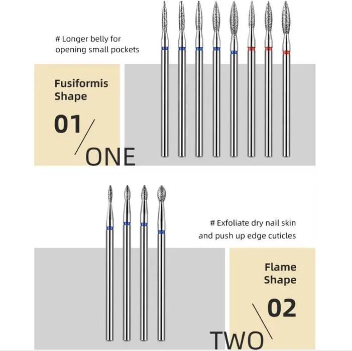 Набор сверх прочных алмазных фрез набор 30 шт. Набор сверх прочных алмазных фрез набор 30 шт.