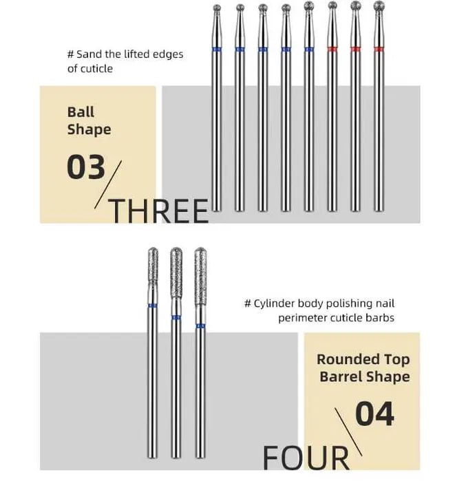 Набор сверх прочных алмазных фрез набор 30 шт. Набор сверх прочных алмазных фрез набор 30 шт.