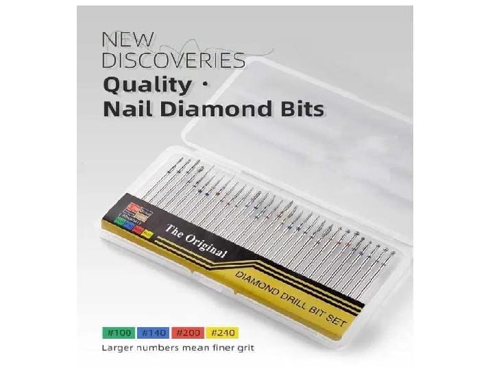 Набор сверх прочных алмазных фрез набор 30 шт.