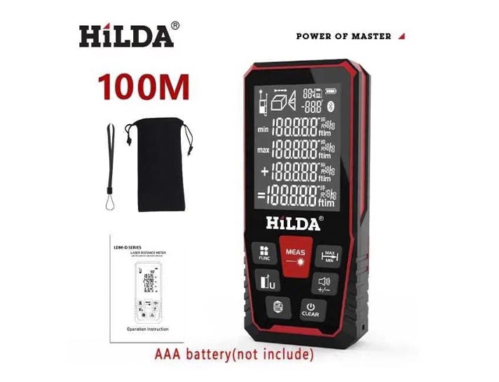 Лазерная рулетка, лазерный дальномер 100м